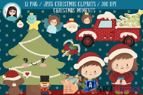 Christmas moments cliparts - 301791