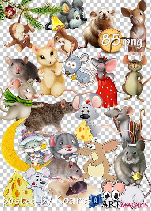     - Clipart mice and rats