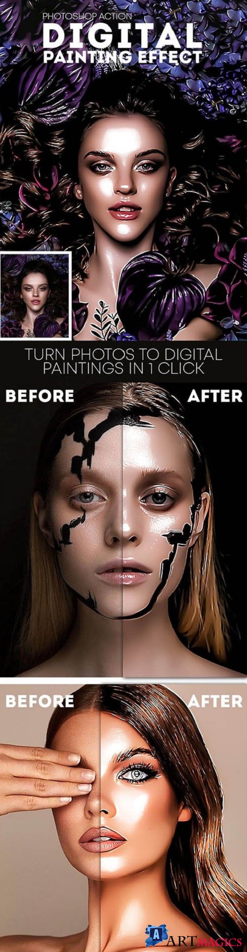 Digital Painting Effect 24207105