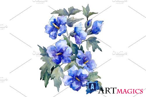Bouquet of flowers blue Nona - 4028235