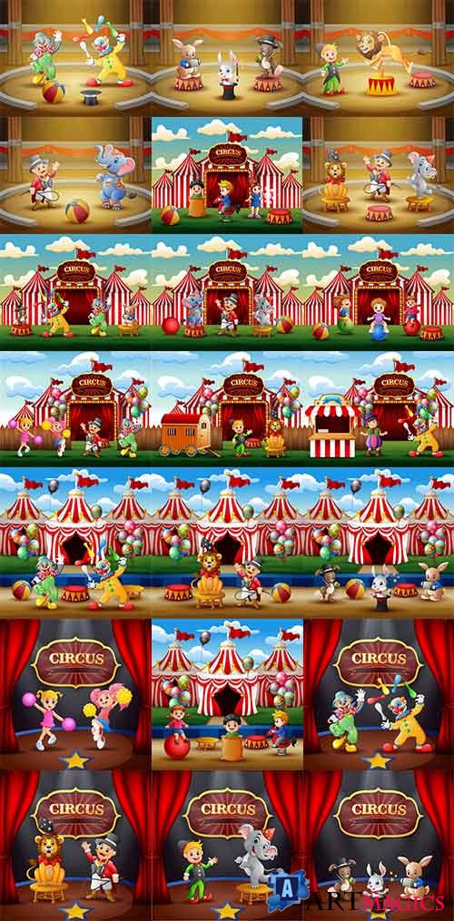   -   / Circus performance - Vector Graphics