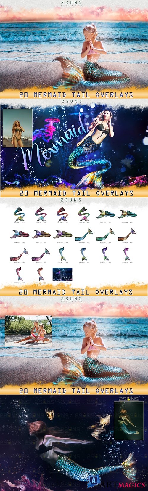 Mermaid tail, tails, overlays, Clipart, PNG - 312697