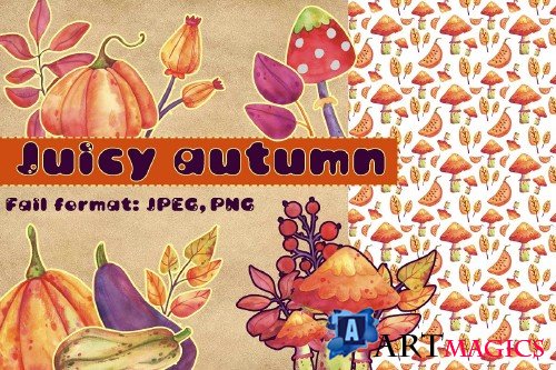 Juicy Autumn Watercolor Set - 4021309