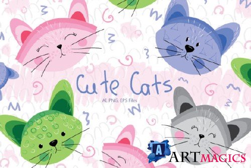 Cute Cats and Patterns