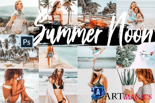 5 Summer Noon Photoshop Actions - 320334