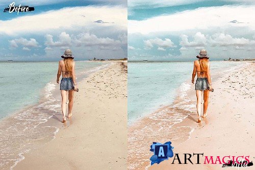 5 Summer Noon Photoshop Actions - 320334