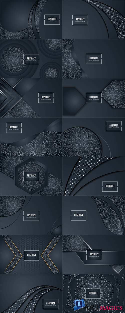 Ҹ     / Dark abstract backgrounds in vector