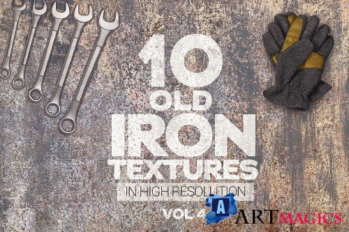 Old Iron Textures x10 Vol 4 - 333668
