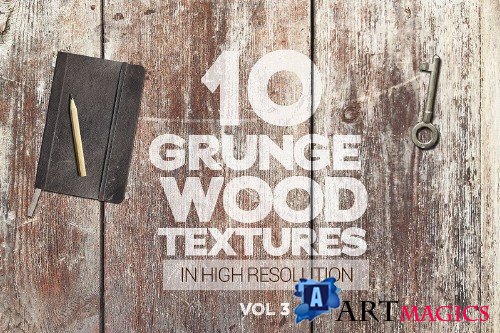 Grunge Wood Textures x10 Vol 3 - 333671