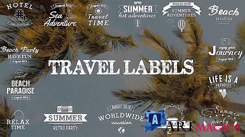 Travel Labels 281096 - After Effects Templates