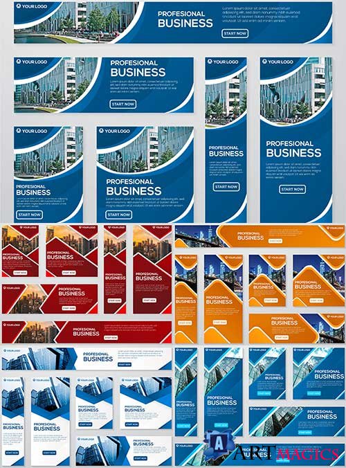 -   / Business templates in vector