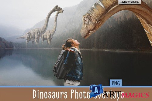 Dinosaurs Photo Overlays Pack - 3998675