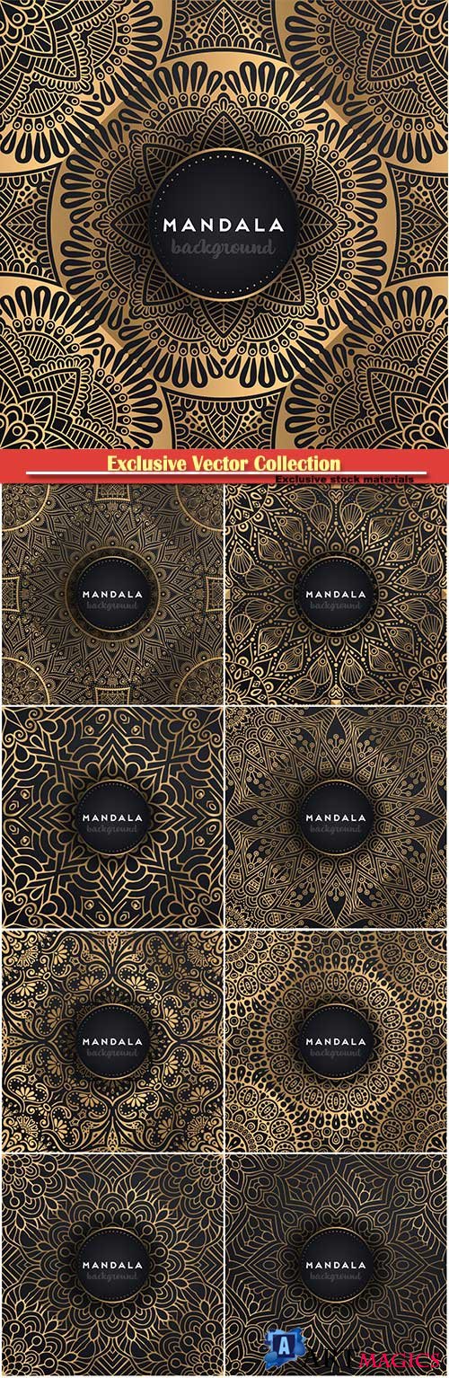 Luxury ornamental mandala vector