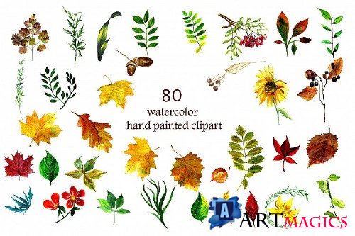 Watercolor collection Autumn Harvest - 350866 - 1766498