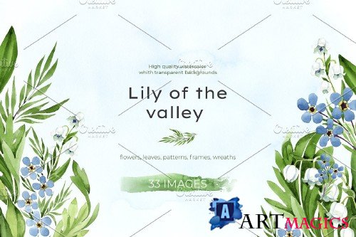 lily of the valley and forget-me-not - 4103898