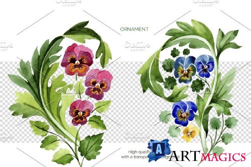 Floral ornament Patriot Ukraine - 4106955