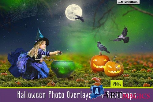 Halloween Photo Overlays 4112029