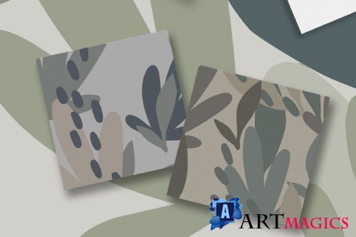 Camouflage Floral Pattern Set - 4090937