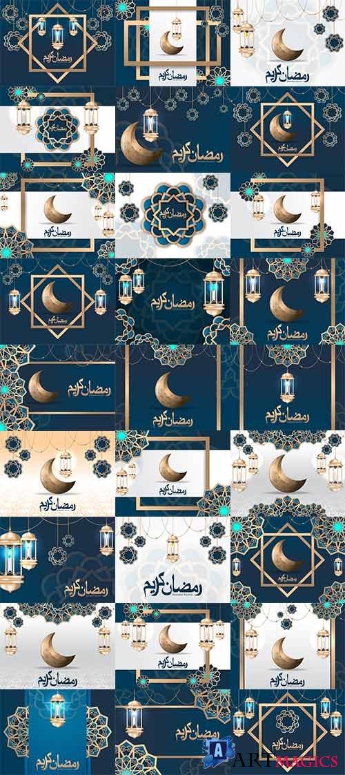 Ramadan kareem background in vector