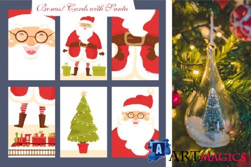 Feel the Christmas Holiday Clipart