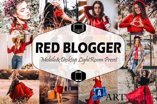 Red Blogger Mobile & Desktop Lightroom Presets, instagram - 361183