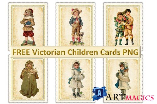 Clipart Bundle Vintage Christmas Vintage Children PNG - 360604