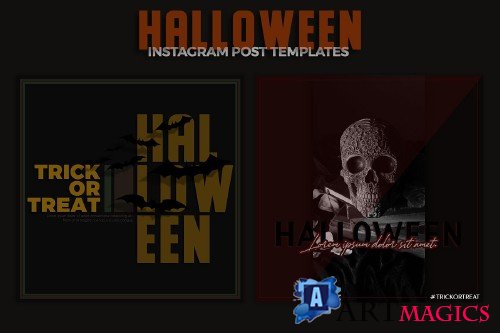 Halloween Instagram Post Templates - 4128484