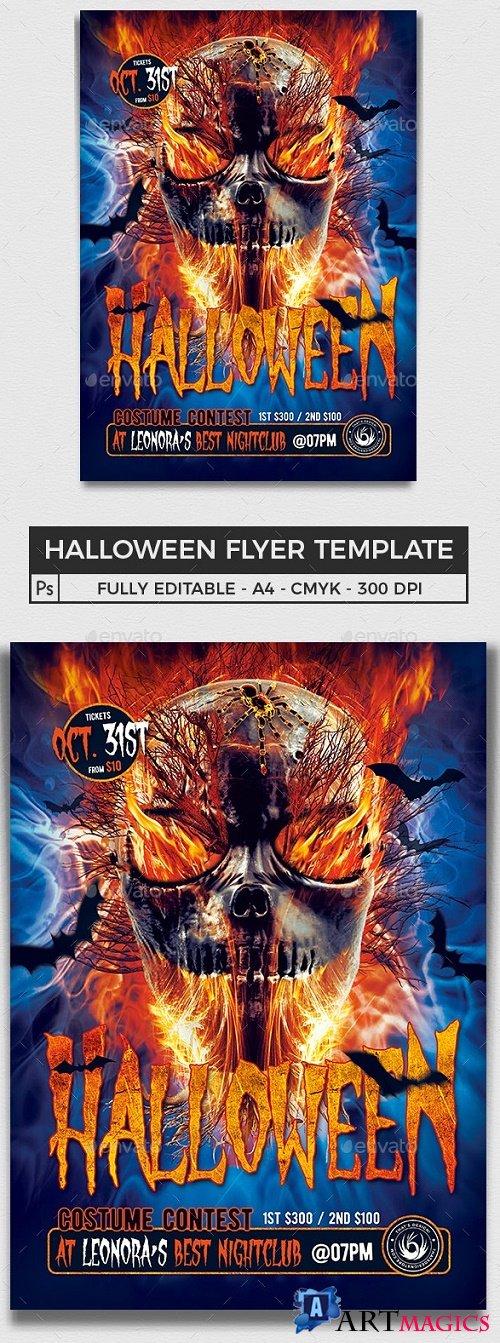 Halloween Flyer Template V15 - 5518239 - 361829