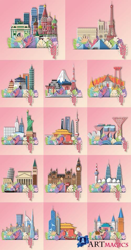    -   / Capitals of the world - Vector Graphics