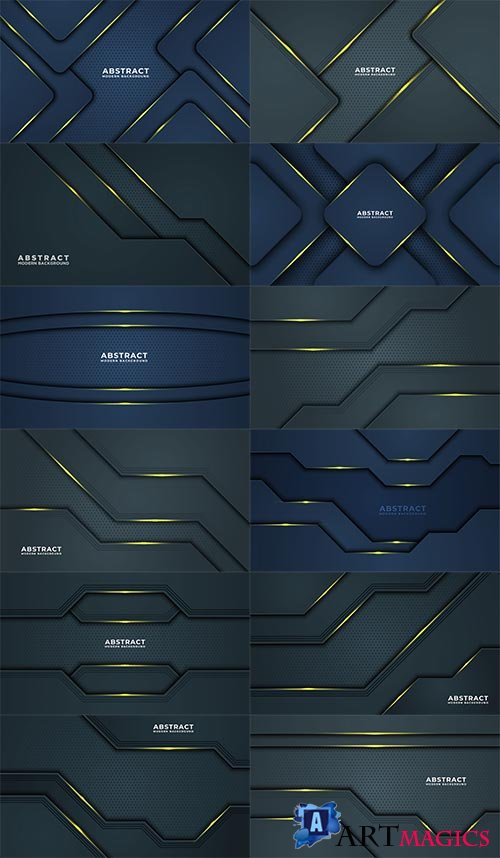     / Blue abstract vector backgrounds