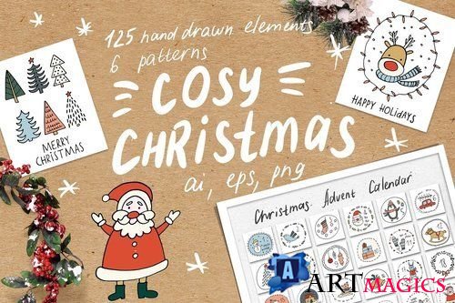 Cosy Christmas Clipart 4146987