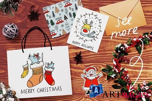 Cosy Christmas Clipart 4146987