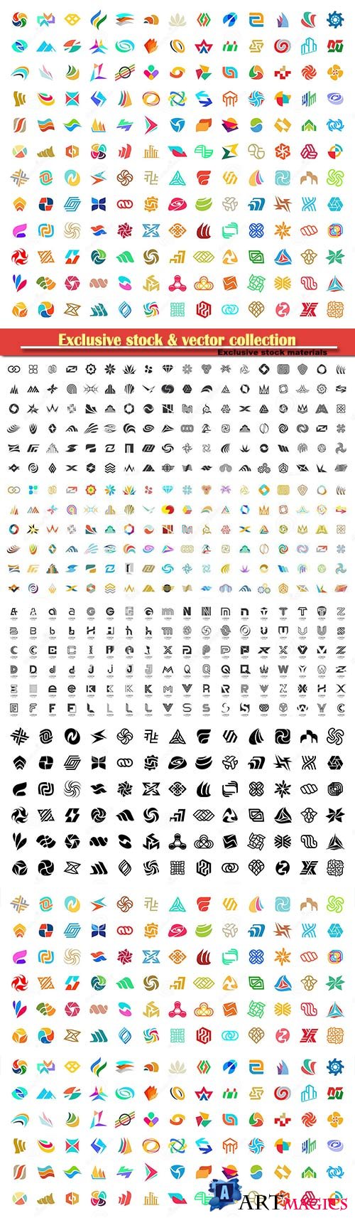 Abstract logos collection