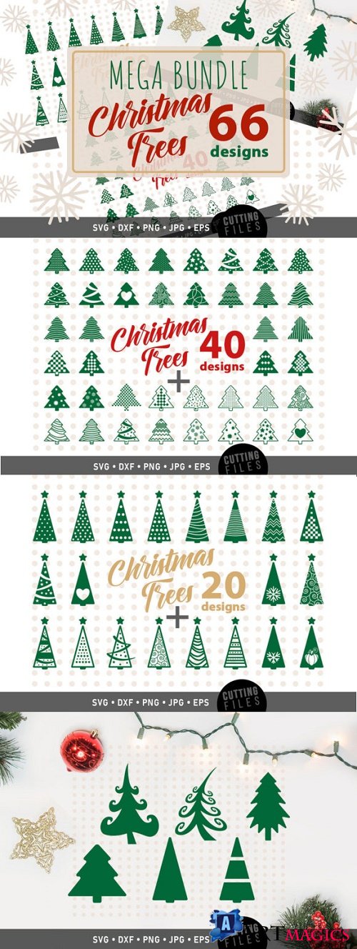 Christmas Trees  Bundle 1858945