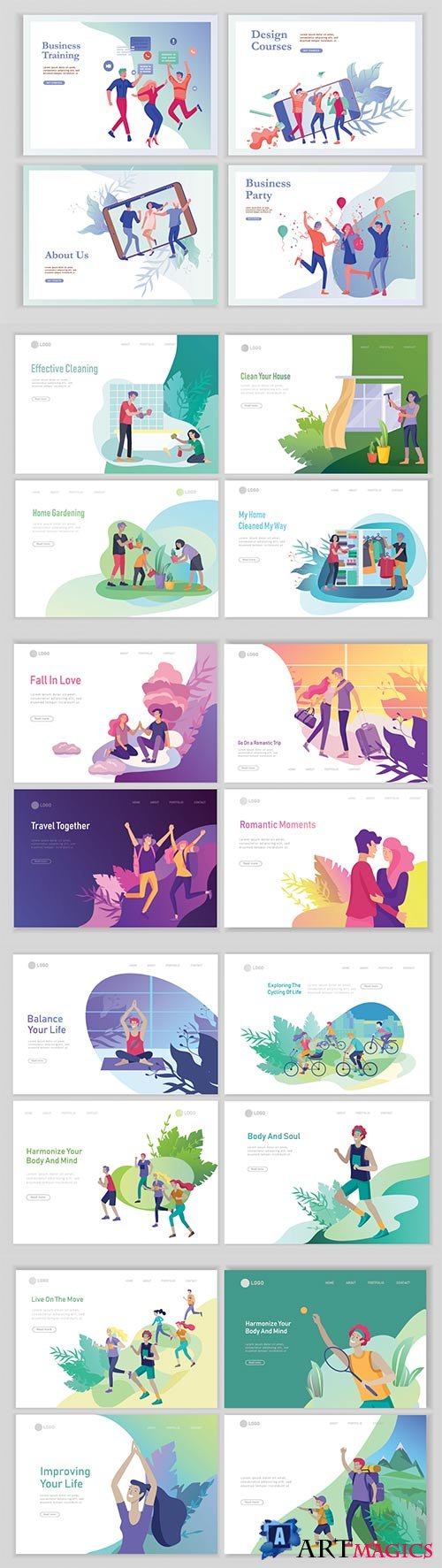 Website page isometric vector, flat banner concept illustration