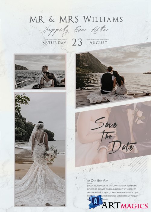 Wedding Photography - Premium flyer psd template