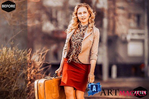 Red Blogger Photoshop Actions And ACR Presets - 362614