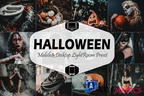 Halloween Mobile & Desktop Lightroom Presets - 372796