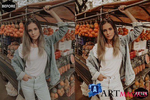 Pumpkin Photoshop Actions And ACR Presets, Fall preset - 370043