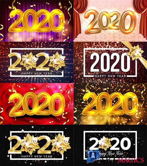 2020   -   / 2020 New Year - Vector Graphics