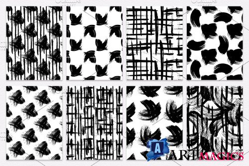 Seamless Patterns Iink splash - 4244316