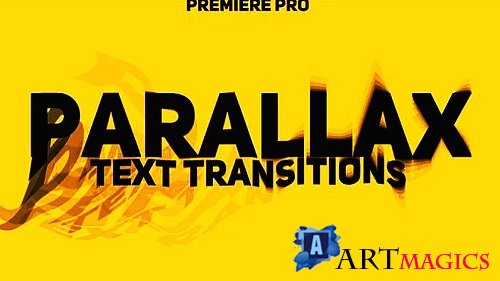 Parallax Text Transitions 313597 - Premiere Pro Templates