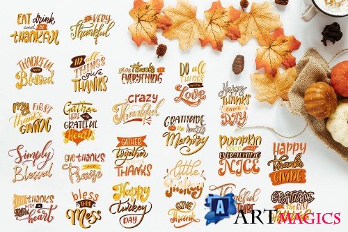 Thanksgiving holiday overlay+clipart - 4257347