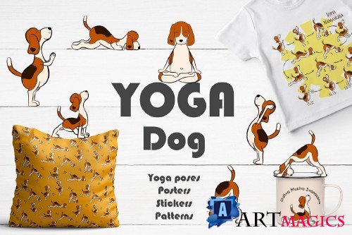 Yoga Dog collection - 921162