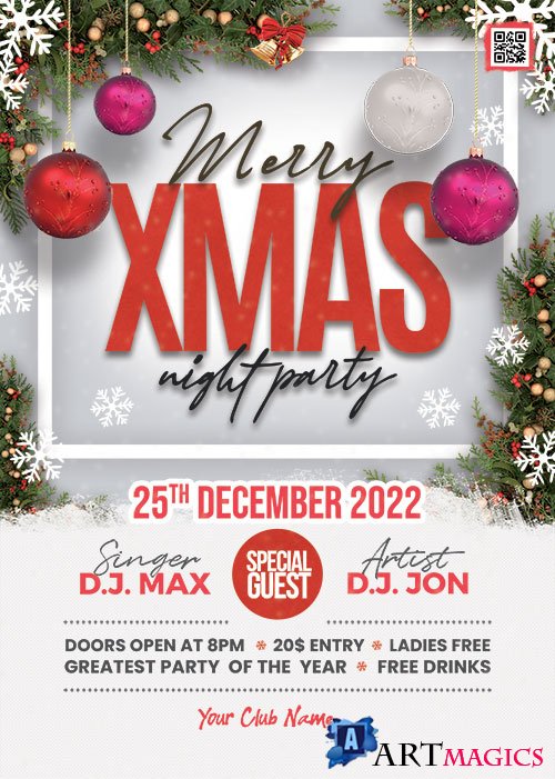 Christmas Party - Premium flyer psd template