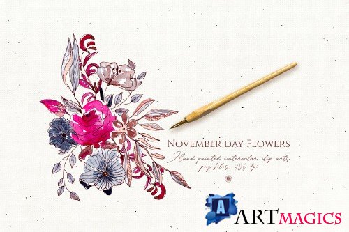 November Day Flowers - 4268583