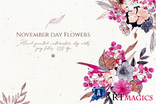 November Day Flowers - 4268583