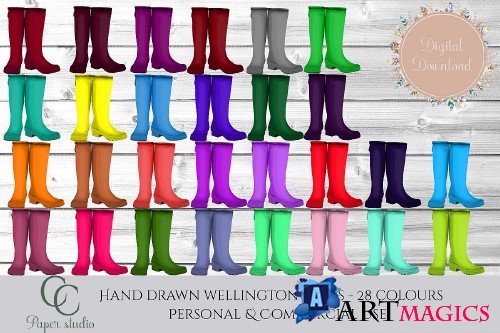 Rain boots in 28 colours - 373368