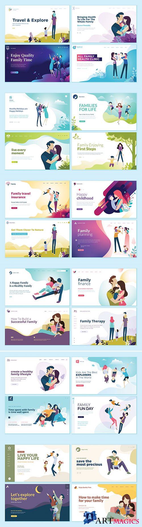 Website page isometric vector, flat banner concept illustration # 39