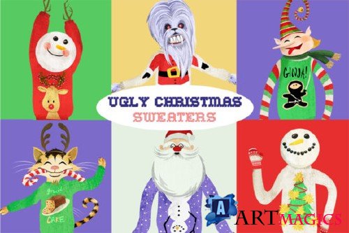 Ugly Christmas Sweaters Graphics